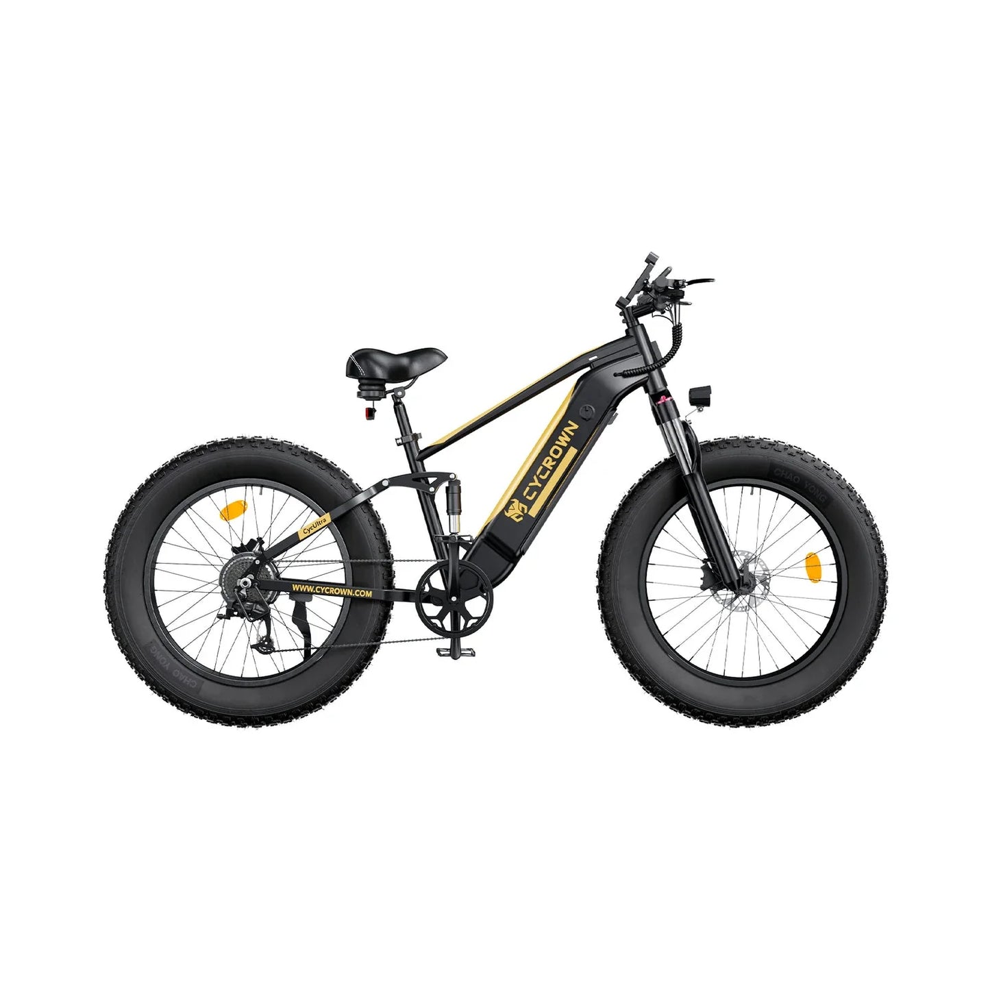 CYCROWN Ultra 26 Fat Tire Electric Mountain Bike 1000W Motor 48V 15Ah Battery