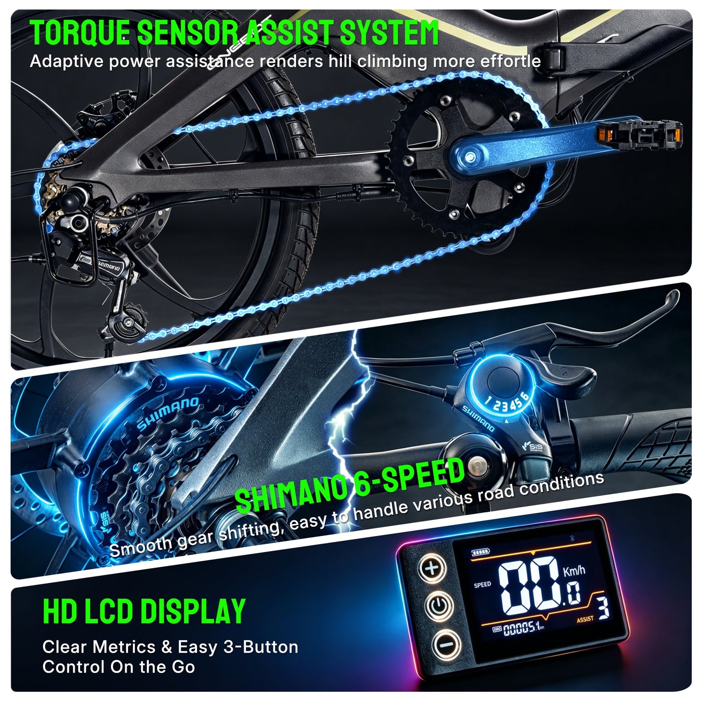 ONEBOT-Eagle folding Electric Bicycle ﻿