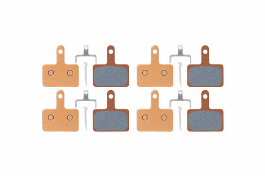 4 Pairs Sintered Metal Electric Bike Brake Pads