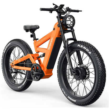 TESWAY X9 AWD - 4000W Dual Motors Electric Mountain Bike | Pre-sales