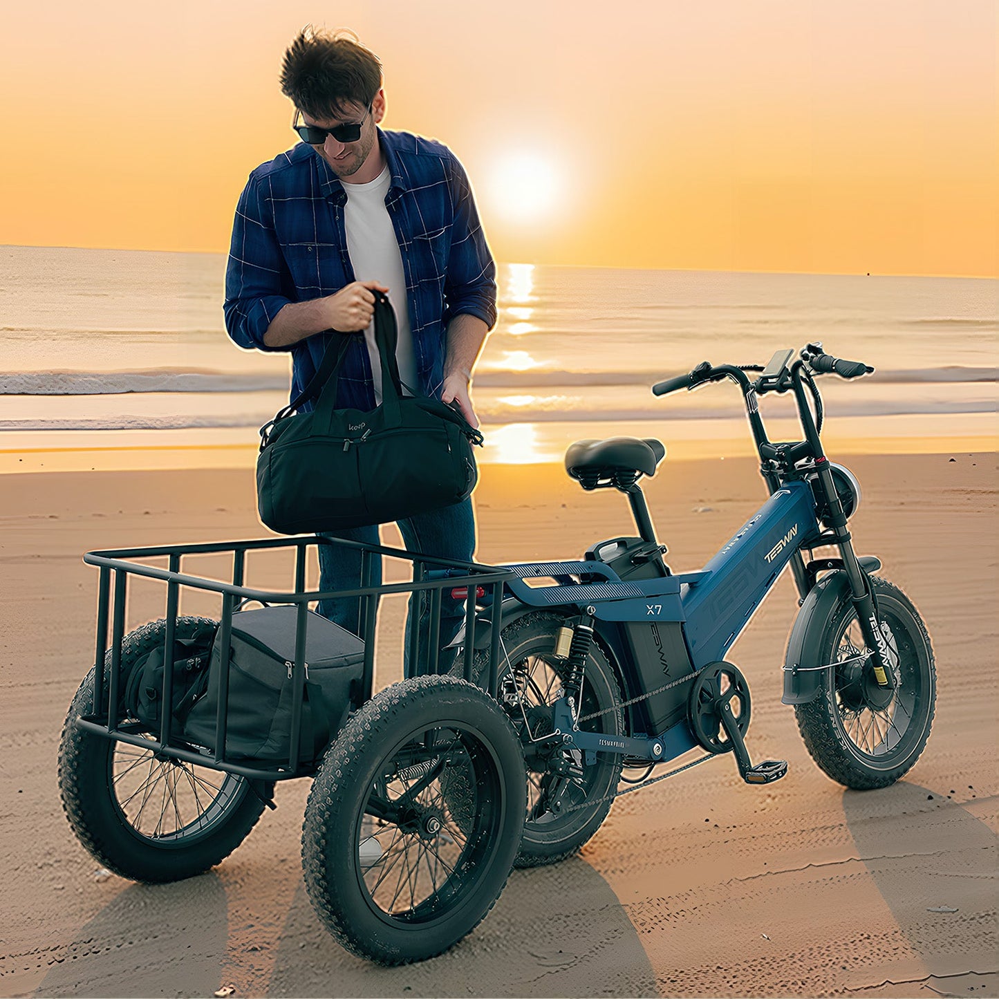 TESWAY X7 AWD - 3000W E-bike 200N·M Torque | UK warehouse