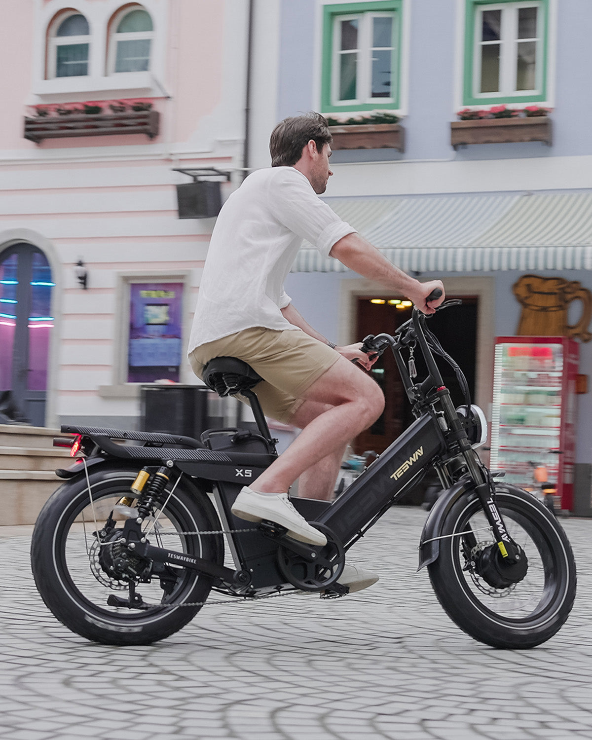 TESWAY X5 AWD Step-Thru E-Bike – 3000W Motor | UK warehouse