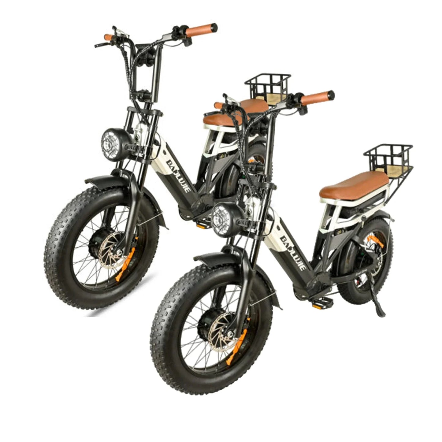 BAOLUJIE PLJ2033 Step-Thru Electric Cargo Bike Combo
