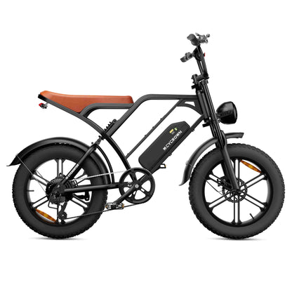 CYCROWN Hunter 20 Retro Electric Dirt Bike 750W Motor 48V 13+13Ah Dual Batteries