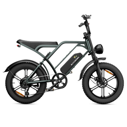 CYCROWN Hunter 20 Retro Electric Dirt Bike 750W Motor 48V 13+13Ah Dual Batteries