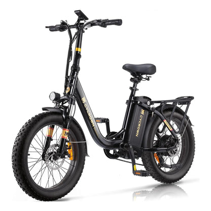 CYCROWN Free 20 Step-Thru Fat Tire All-Terrain Electric Bike 1000W Peak Motor 48V 15.6Ah Battery