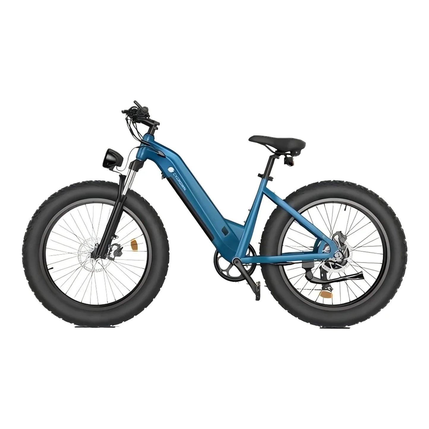 CYCROWN Verve 26 Step-Thru Fat Tire City Cruiser Electric Bike 1000W Motor 48V 15.6Ah Battery