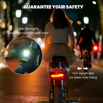 CYCROWN Wagen 20 Step-Thru Fat Tire Longtail Cargo Electric Bike 1000W Motor 48V 15.6Ah+10.4Ah Dual Batteries