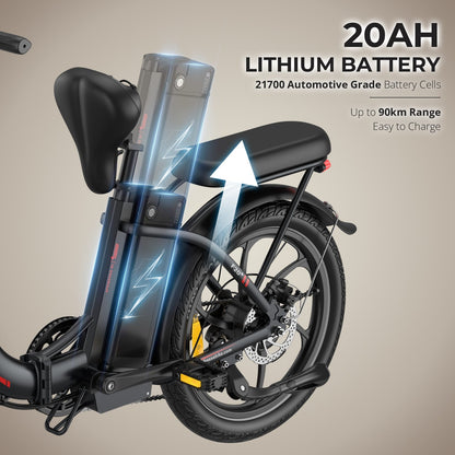 [EU] FAFREES F20+ Foldable 20 Fat-tire E-Bike