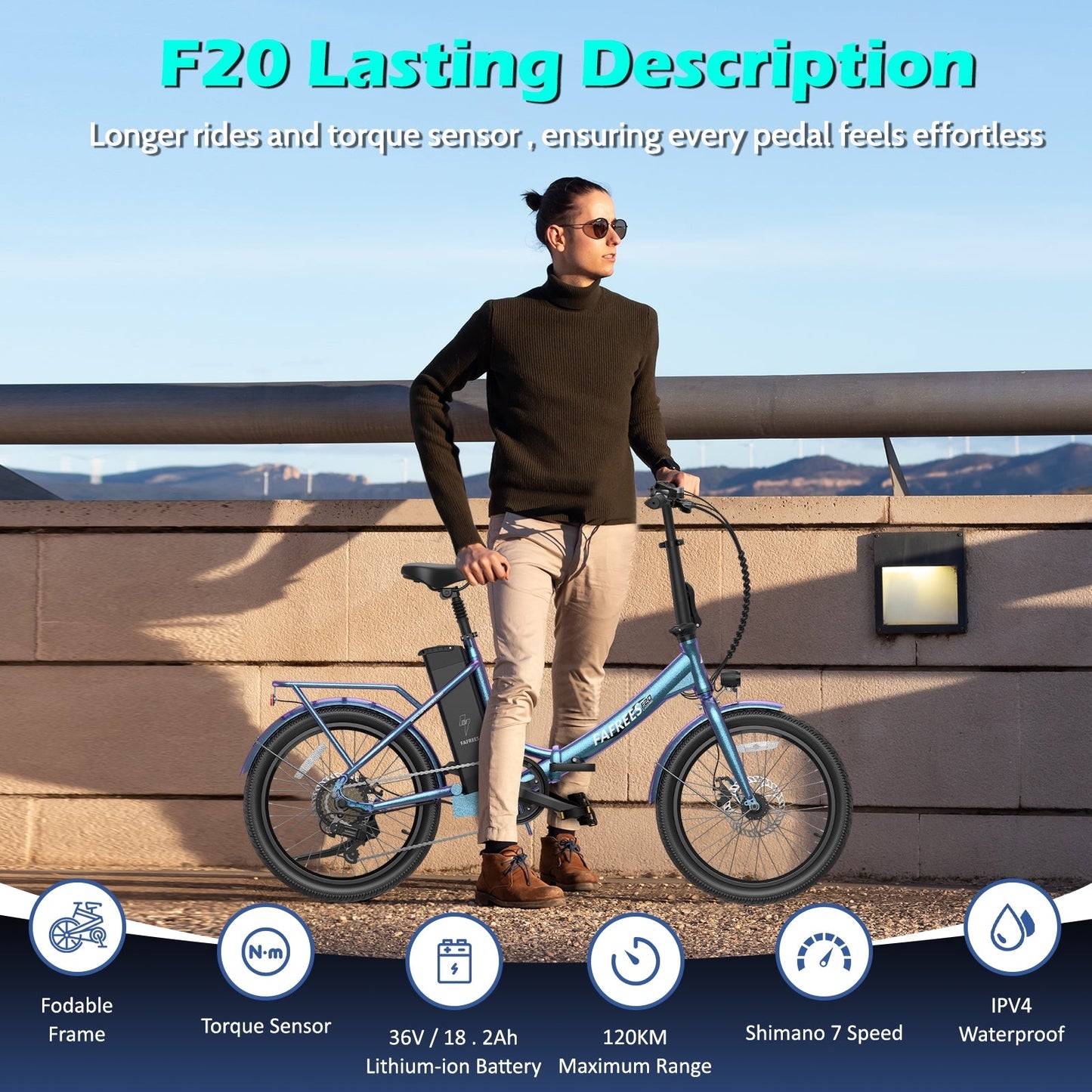 [EU]FAFREES F20 Lasting Folding City Ebike