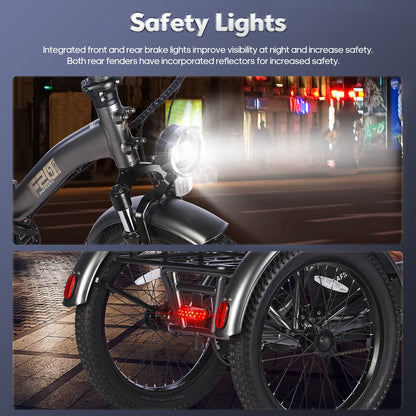 [EU] FAFREES F20 MATE Foldable Fat Tire Electric Tricycle