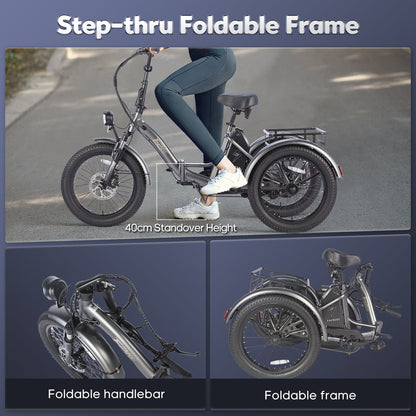 [EU] FAFREES F20 MATE Foldable Fat Tire Electric Tricycle