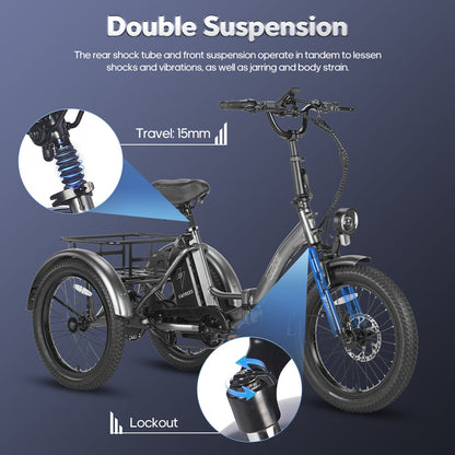 [EU] FAFREES F20 MATE Foldable Fat Tire Electric Tricycle