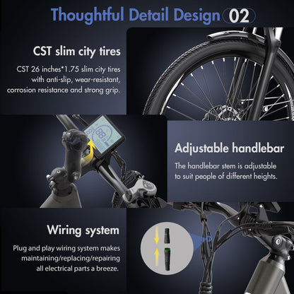 [EU]FAFREES F26 Pro City Electric Bike