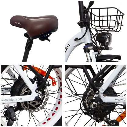 DRVETION CT20 Step-Thru Electric Bike Combo
