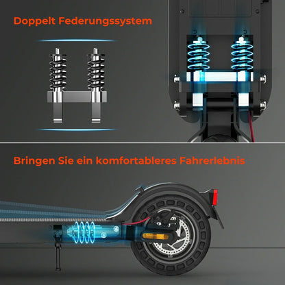 ISINWHEEL E9T Max 10 Commuting Electric Scooter 500W Motor 42V 10Ah Battery (ABE)