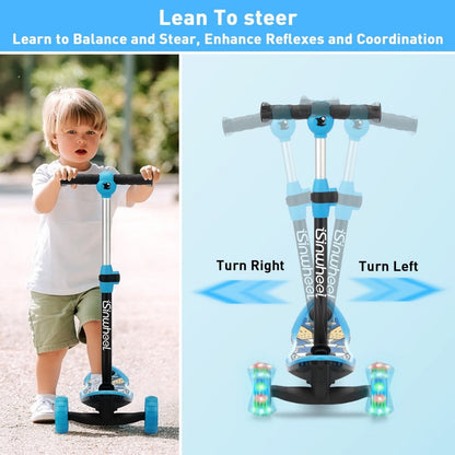 ISINWHEEL Mini Pro Kids 3 Wheel Electric Scooter 60W Motor 12.8-14.6V 5Ah Battery (2 IN 1 Design)