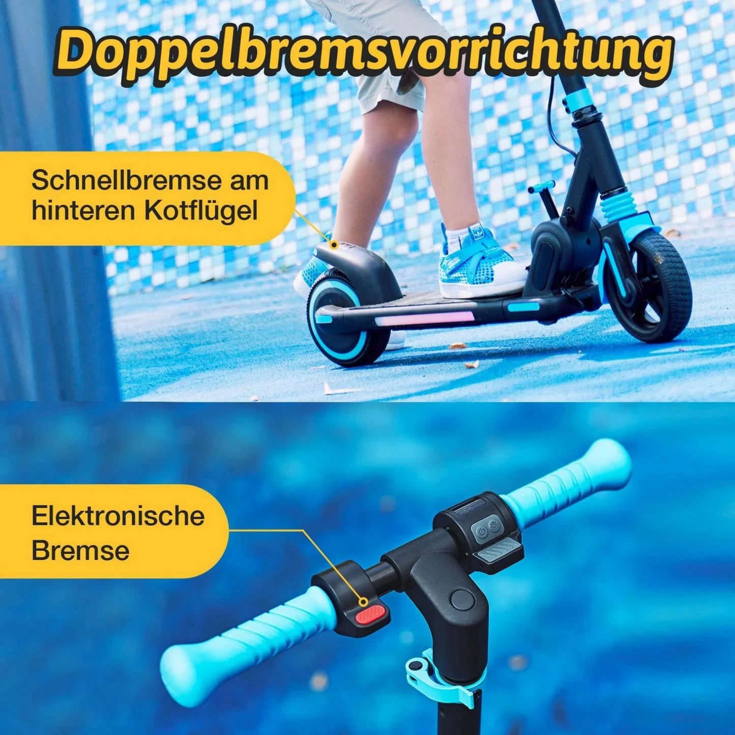 ISINWHEEL S6 Pro 6.5 Kids Foldable Electric Scooter 150W Motor 21.6V 5Ah Battery