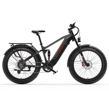 Dukawey Silvertip8 1000W 26 Fat Bike Mountain E-Bike