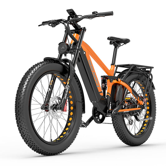 Dukawey Silvertip8 1000W 26 Fat Bike Mountain E-Bike