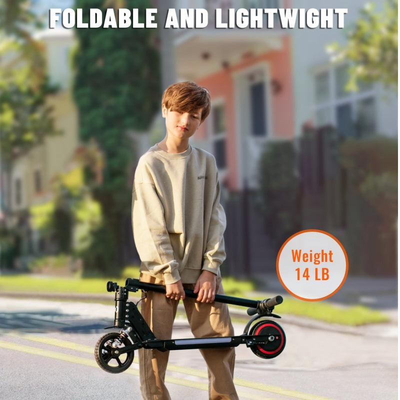SIMATE S5 6.5 Kid's Foldable Colorful Body Lights Electric Scooter 130W Motor 24V 2.5Ah Battery (New)
