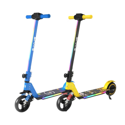 SIMATE S5 6.5 Kid's Foldable Colorful Body Lights Electric Scooter 130W Motor 24V 2.5Ah Battery (New)