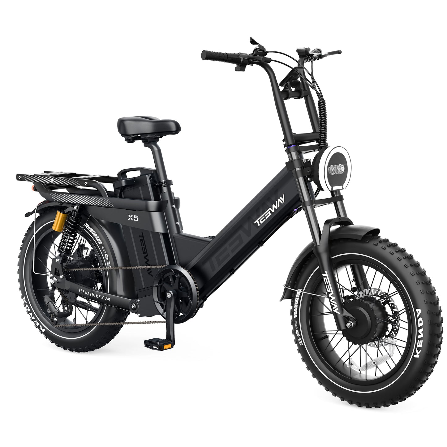 TESWAY X5 AWD Step-Thru E-Bike – 3000W Motor | UK warehouse