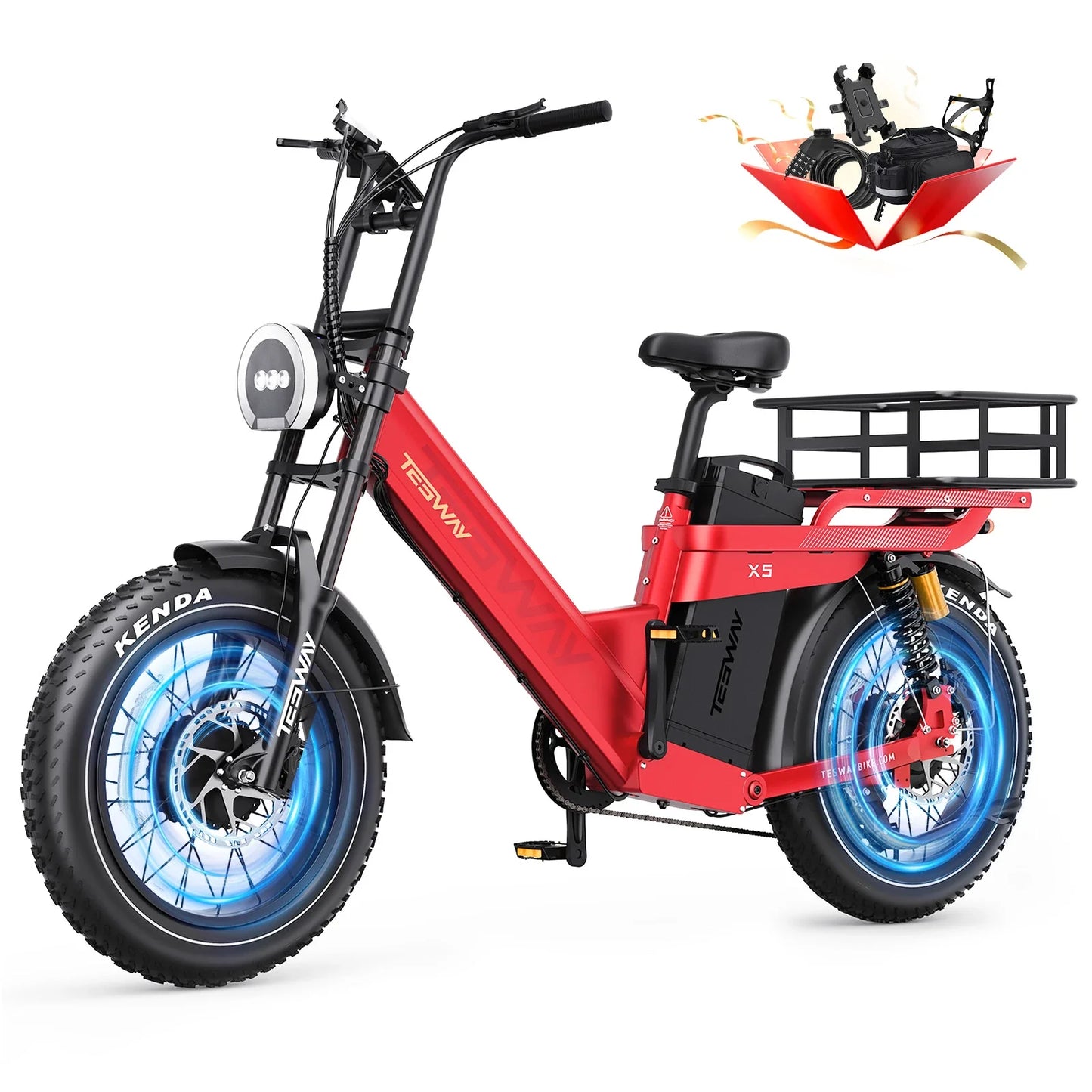 TESWAY X5 AWD Step-Thru E-Bike – 3000W Motor | UK warehouse