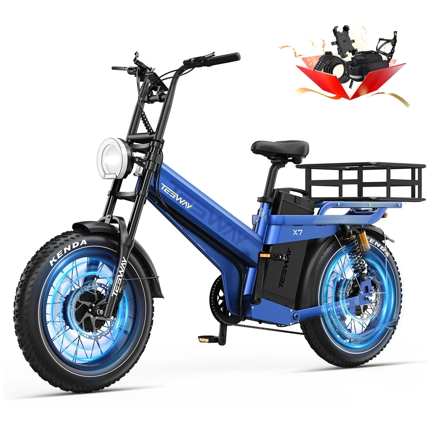 TESWAY X7 AWD - 3000W E-bike 200N·M Torque | UK warehouse