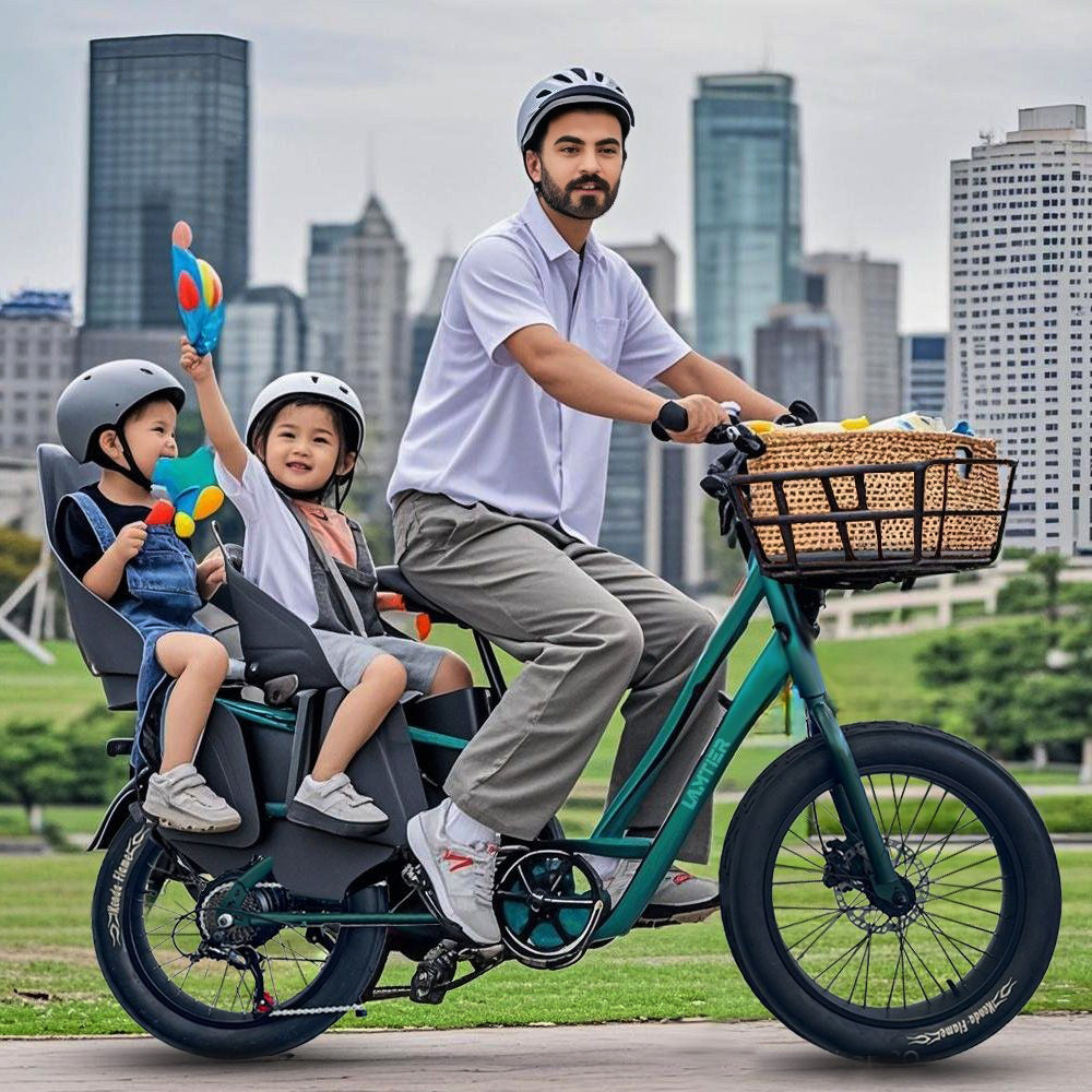 Lamtier K750 Elektro-Lastenfahrrad, geeignet für den Transport von Personen und Gütern