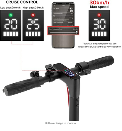 EMOKO HT-T4 Max 10 Folding Electric Scooter 500W Motor 36V 15Ah Battery With APP And Suspension