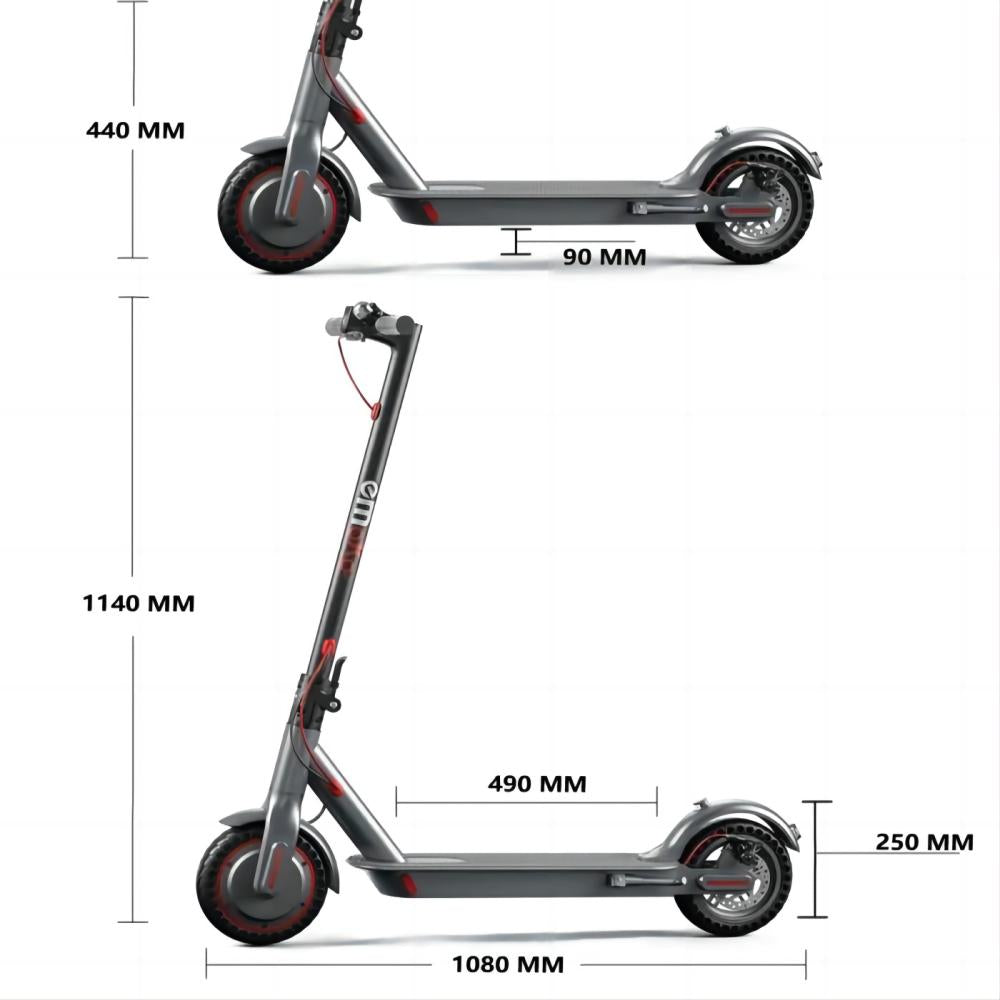 EMOKO HT-T4 Max 10 Folding Electric Scooter 500W Motor 36V 15Ah Battery With APP And Suspension