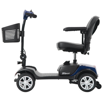 SWEETRICH S1 SPORT 9″ 4 Wheel Electric Mobility Scooter | 300W . 24V 12Ah